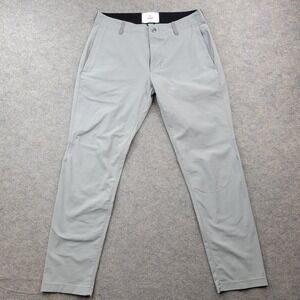 Reigning Champ‎ Pants Mens 31x30 Gray Chino Microfiber Straight Leg Casual